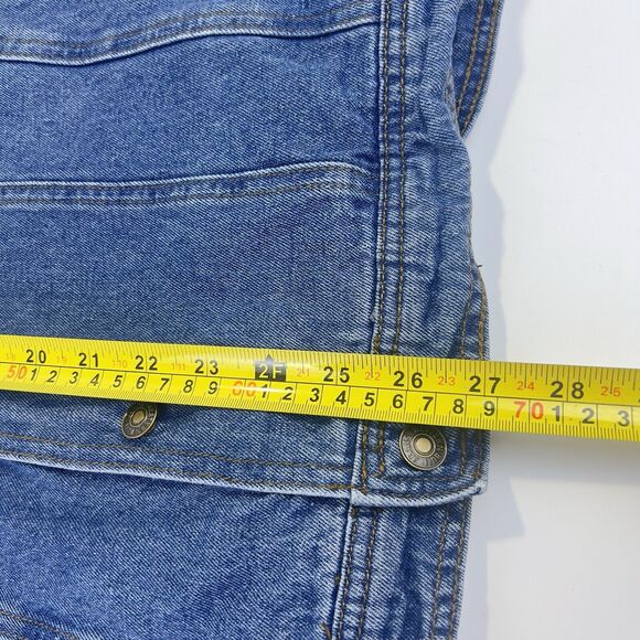 Western Bull Jeans Jacket Sz XL Sherpa Lined Denim Trucker - Picture 10 of 10